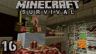 Minecraft Survival  16  Nether Mob Farm Sorter  Luna SSP [upl. by Alexandra568]