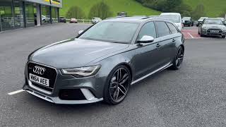 2014 Audi RS6 Avant V8 in Grey for sale at Castle Motors [upl. by Gnol]