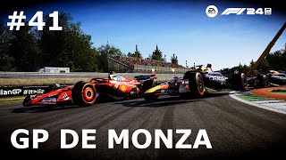 F1 24  MODO CARRERA  SCUDERIA FERRARI  41 3ª TEM GP DE MONZA [upl. by Irita132]