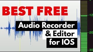 Best Free Audio Recording and Editing App for iOS [upl. by Ikairik377]