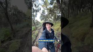 Climbing KILIMANJARO  Day 2🧗⛺️ hiking outdoors travel outdoors shorts fitness [upl. by Sibylle106]