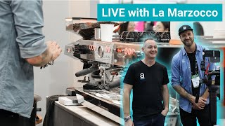 Making Coffee with La Marzocco at Fine Food Melbourne [upl. by Ellecrag]