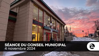 20241104 conseil municipal de rouyn norandahd [upl. by Prober]