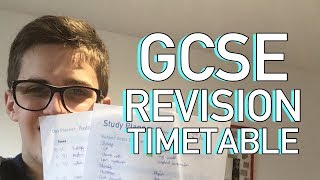 HOW TO MAKE A REVISION TIMETABLE  FREE DOWNLOAD  GCSE Easter Holiday [upl. by Neraa631]