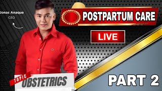 OBSTETRIC POSTPARTUM CARE PART 2LIVESTREAM LECTURE [upl. by Khalil]