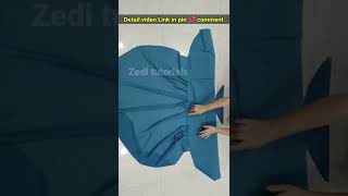 Instant Hijab Design Back Pleated hijab zeditutorials hijab instanthijab hijabdesign shorts [upl. by Kienan244]