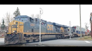 WATERTOWN NY CSX M382 11 14 24 [upl. by Aldwin791]