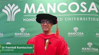 MANCOSA October 2021 Graduation  Session 3 [upl. by Ephrayim]