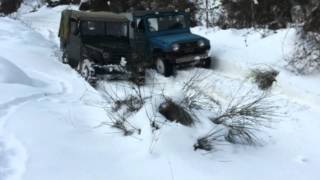 Fiat Campagnola e Daihatsu su neve [upl. by Ilatfan]