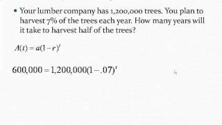 Solving Logarithmic Equations Word Problems [upl. by Aryamo948]