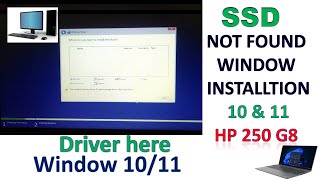 ssd not showing up while windows 10 installation  ssd not showing up windows 11 install [upl. by Iohk]