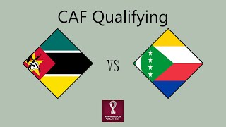 Mozambique vs Comoros  African Qualifying Round 2 Group G [upl. by Delmar]