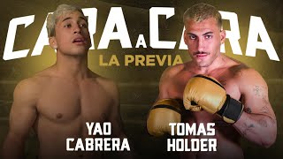 YAO CABRERA vs TOMAS HOLDER  CARA A CARA [upl. by Notfa477]