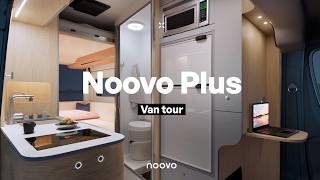 VAN TOUR  America’s First 7ft Interior Class B Camper Van The Noovo Plus [upl. by Garrek597]