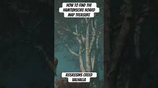 How To Find The Hamtunscire Hoard Map Treasure Assassins Creed Valhalla shorts treasure [upl. by Hillhouse]