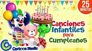 Canciones de cumpleaños  Feliz cumpleaños  Vídeos de cumpleaños  Felicitaciones de cumpleaños [upl. by Arielle]