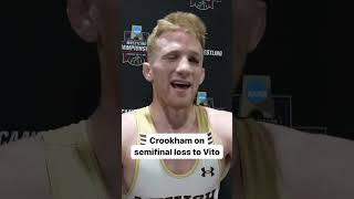 Ryan Crookham reflects on his ever first college loss to Vito Arujau [upl. by Adnauqaj707]