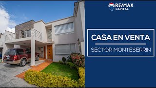 Casa en venta sector monteserrín  REMAX Capital [upl. by Dnomayd]