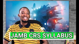 Jamb CRS Syllabus Explained [upl. by Eenahc]