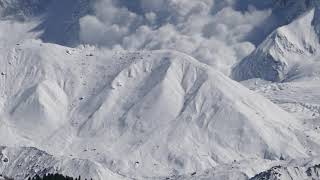 Avalanche from Nanga Parbat8126m Himalaya Pakistan [upl. by Sihunn]