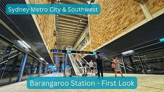 Sydney Metro Vlog 25 Barangaroo Station FIRST LOOK [upl. by Bordy]