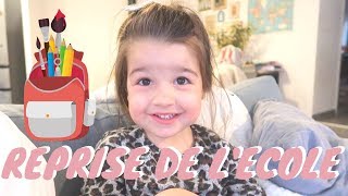 REPRISE DE LECOLE  ELYROSE VLOG [upl. by Nalyorf]