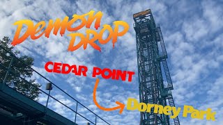 Demon Drop OffRide  Dorney Park [upl. by Htiderem]