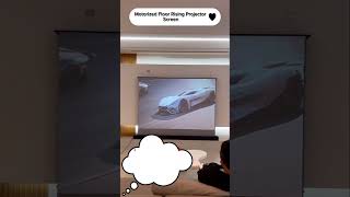 INampVIMotorized Floor Rising Projector Screen projectorscreen [upl. by Ardnuassak]