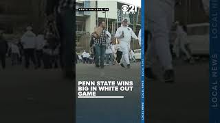 Penn State Nittany Lions win big in White Out game [upl. by Aralk]