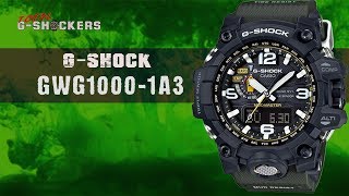 Casio GSHOCK Mudmaster GWG10001A3 Master of G  Top 10 Things Watch Review [upl. by Lyon]