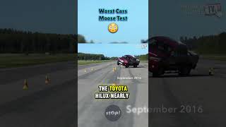 These Cars Failed the Moose Test 😱🚗💥 [upl. by Anwahsad202]