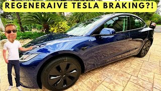 Regenerative Braking In The Tesla [upl. by Names]