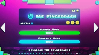 ICE FINGERDASH  GEOMETRY DASH 21 [upl. by Nnylyaj]