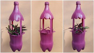 Creative Way to Make Hanging Planter from Plastic Bottle  DIY [upl. by Paza]