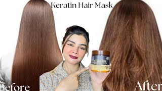 Keratin hair mask review How to use keratin hair mask Honest review kanwal kk [upl. by Helman548]