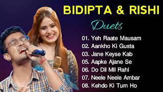 Bidipta And Rishi Duets Song  Indian Idol Season 13  Bidipta And Rishi All Songs jukebox [upl. by Nisse]