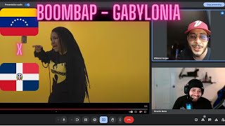 Dominicano y venezolano Reaccionan a BOOMBAP  Gabylonia [upl. by Yxel97]