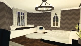 Bedroom design in bloxburg roblox bloxburg house design bedroom modern [upl. by Oiruam]