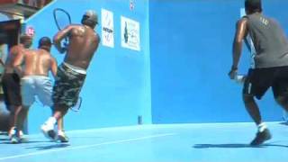 Battle of the Beach  Venice Beach CA  Outdoor Racquetball Promo Video [upl. by Drahcir873]