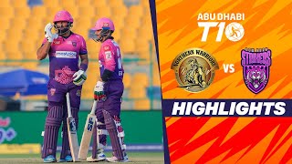 Northern Warriors vs New York Strikers  Abu Dhabi T10  Match 9  Highlights  JioCinema [upl. by Meredith608]