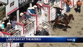 Dayton Rodeo big for Iowa community smalltown newspaper [upl. by Anirbus]