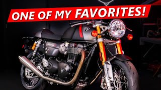 2021 Triumph Thruxton RS Ride and Review Not What You Expect [upl. by Wickner]