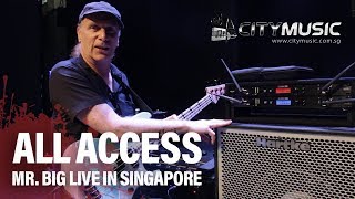 Billy Sheehan  City Music All Access  Mr Big Live in Singapore [upl. by Neelyak]