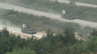 S Korea hosts arms show after N Korea missile tests [upl. by Akel]