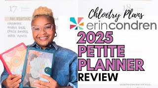 Erin Condren Petite Planner Review 2025  Chloetry Plans [upl. by Nylikcaj]