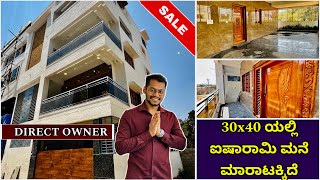 Direct owner  House for sale in bangalore  Duplex luxury house in 30x40  properties in Bangalore [upl. by Enaitsirhc952]