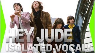 Hey Jude Beatles Isolated Vocal Track Only [upl. by Warrin]