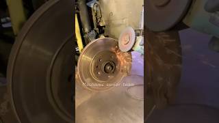 Brake disc grinding 😳🤯 shorts [upl. by Nnyliak629]