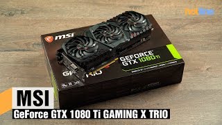 Обзор видеокарты MSI GeForce GTX 1080 Ti GAMING X TRIO игровая чудотройка [upl. by Brose]