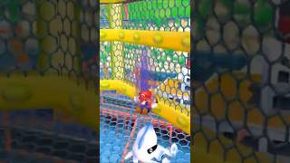 Super Mario Sunshine Ricco Harbor Cage Blooper Blue Coin mario supermariosunshine supermario [upl. by Assital]